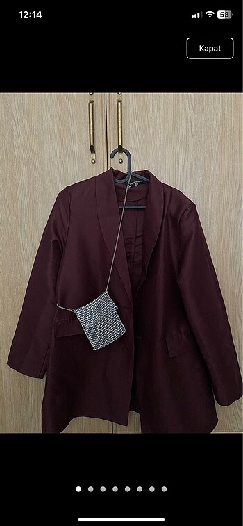 bordo ceket