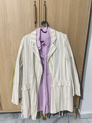 Zara keten yazlık blazer tunik gömlek