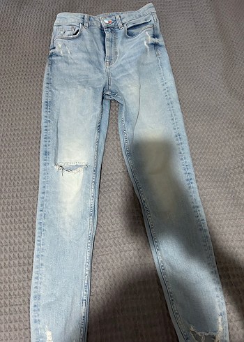 27 Beden Dar Kesim Midi Kadın Kot Pantolon