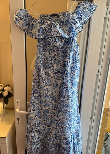 Zara desenli elbise