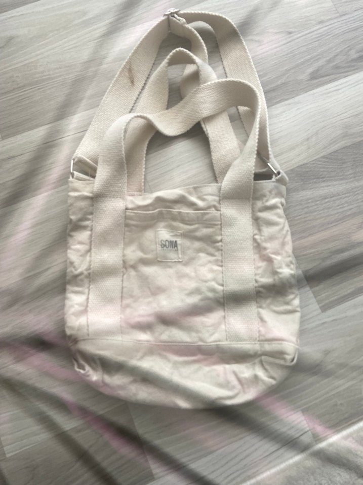 Krem Keten Kadın Çanta - Görsel 4