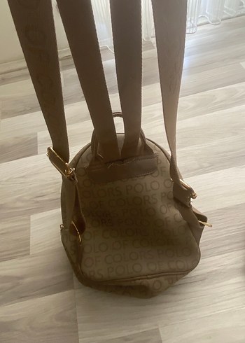 Kadın Kahverengi Deri Sırt Çantası ve Cüzdan Seti - Görsel 3