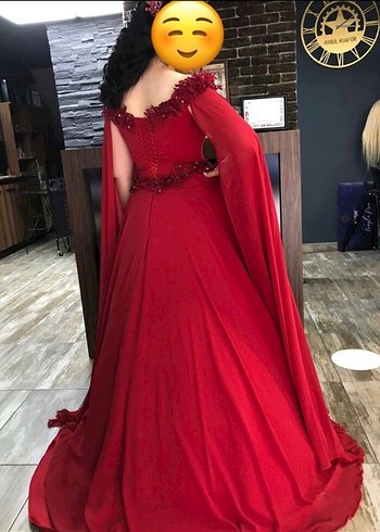 Bordo Uzun Drapeli Straplez Abiye Elbise kınaşık nişanlık - Görsel 3