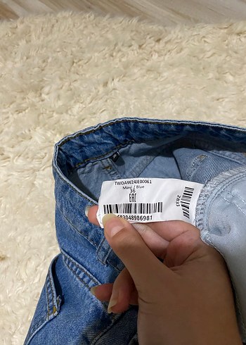 mom jeans kot pantolon - Görsel 3