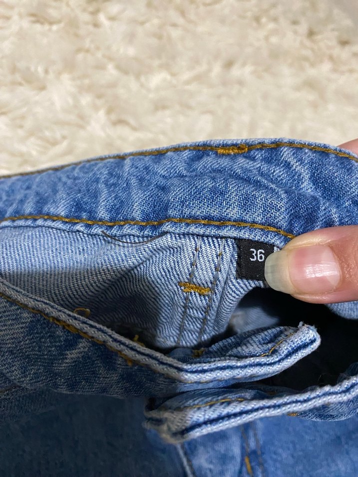 mom jeans kot pantolon - Görsel 2