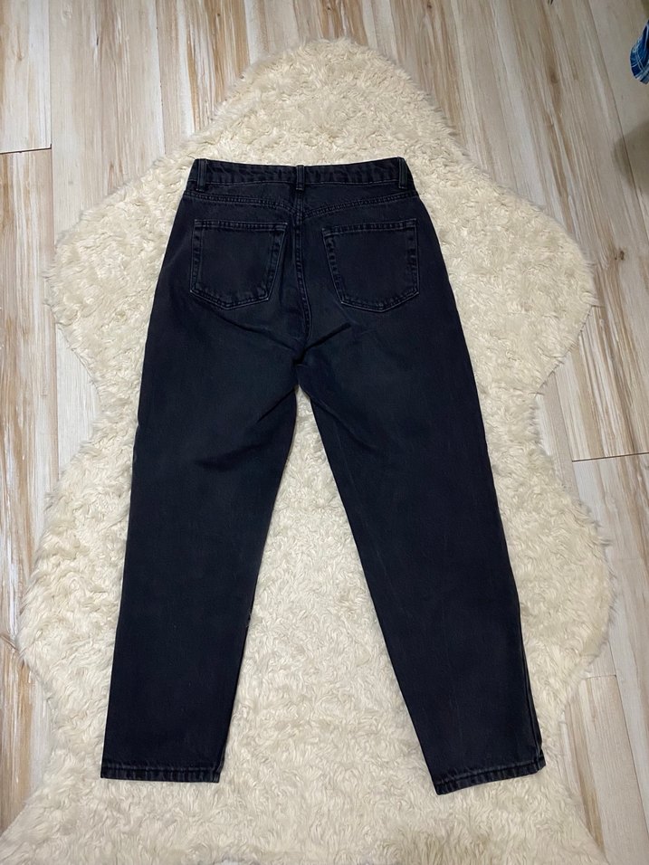 Siyah Denim Jean - Görsel 4