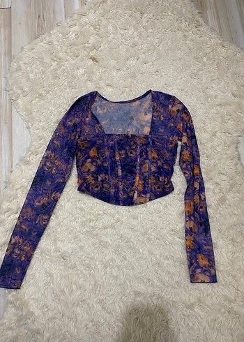 crop tül üst - Görsel 2