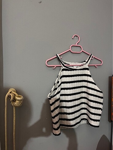 m Beden beyaz Renk Koton crop