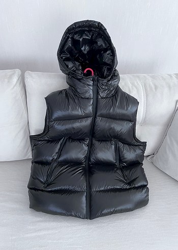 Zara sıfır etiketli kuş tüyü yelek - Görsel 11