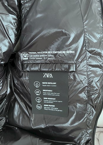 Zara sıfır etiketli kuş tüyü yelek - Görsel 12