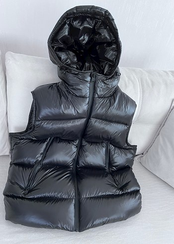 Zara sıfır etiketli kuş tüyü yelek - Görsel 10