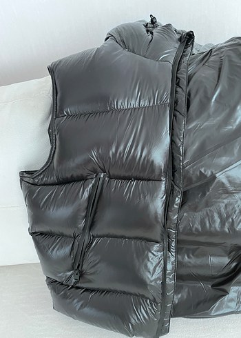 Zara sıfır etiketli kuş tüyü yelek - Görsel 15