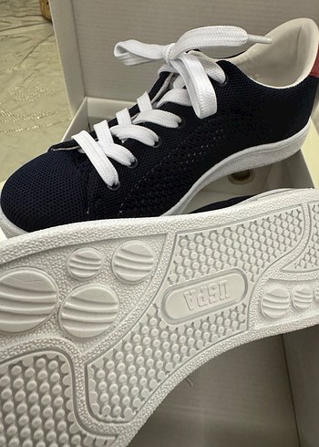 U.S Polo Assn. Lacivert Bağcıklı Stiletto Topuklu Spor Ayakkabı