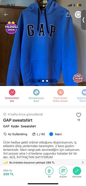 Gap Gap sweat