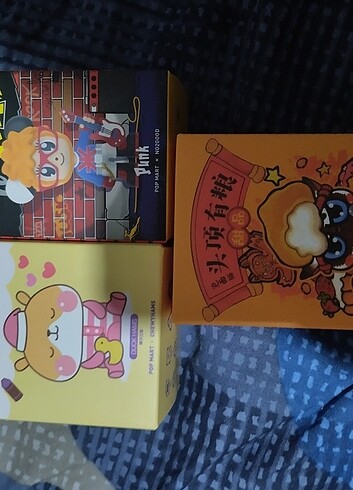 3 adet pop Mart