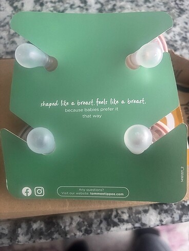  Beden çeşitli Renk Tommeetippee emzik