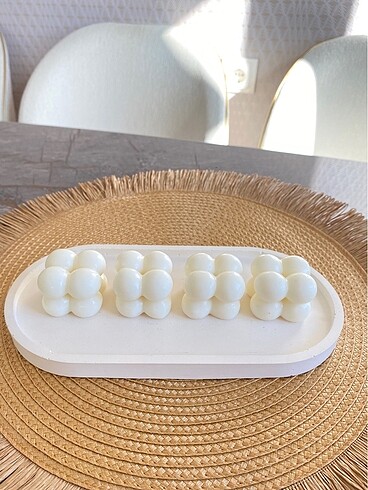  Beden Bubble mum 4 lü soya mum (hediyeli)
