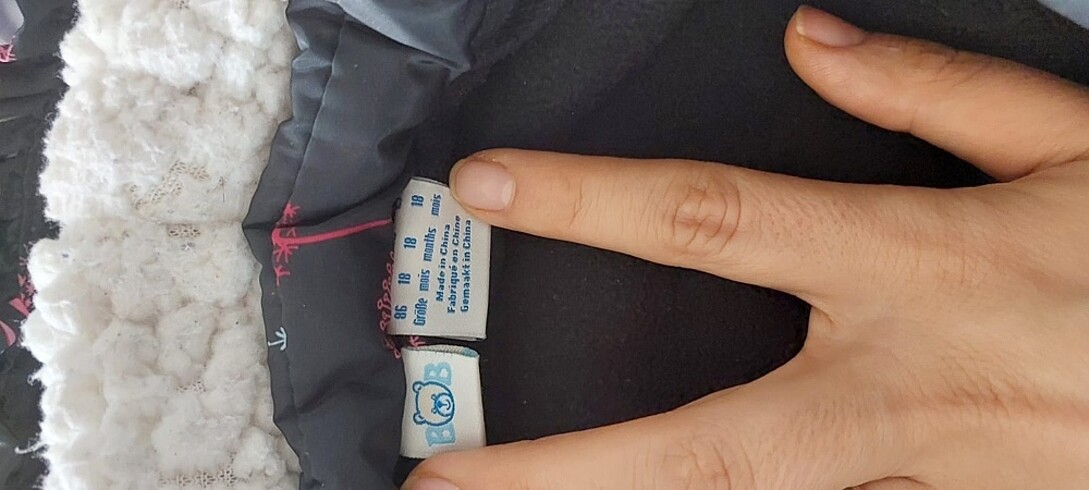 12-18 Ay Beden çeşitli Renk Kız çocuk mont