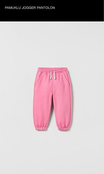 Zara jogger pantolon