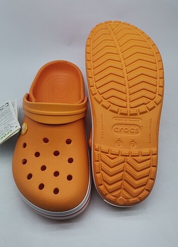 39 Beden turuncu Renk Crocs terlik 