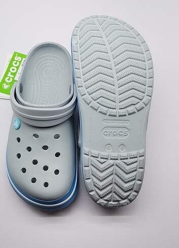38 Beden gri Renk Crocs terlik 