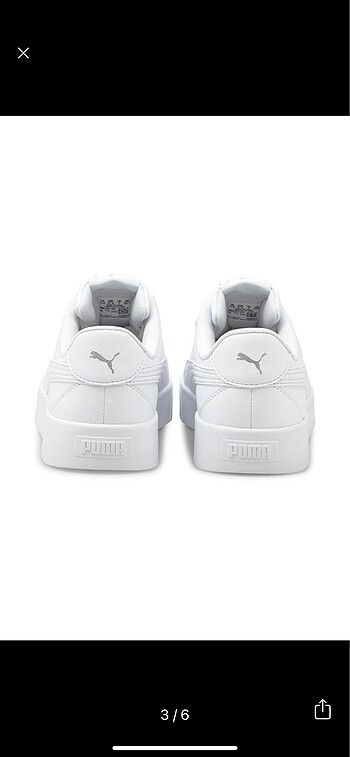 37 Beden Puma Skye Clean Beyaz Kadin Sneaker