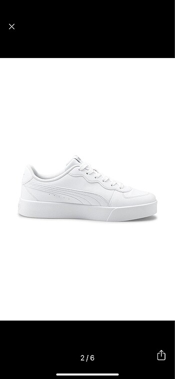 37 Beden beyaz Renk Puma Skye Clean Beyaz Kadin Sneaker