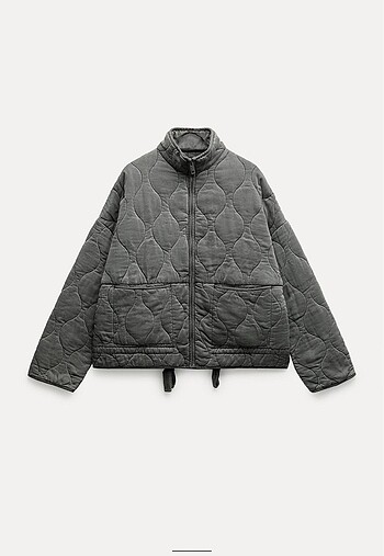 Zara Zw collection kapitone ceket