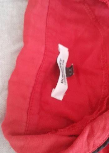 5 Yaş Beden kırmızı Renk Burbery ,Kadın Kırmızı V Yaka Uzun Kollu Pijama Takımı