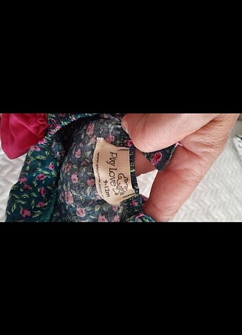 9-12 Ay Beden Kız bebek, çocuk tulum elbise