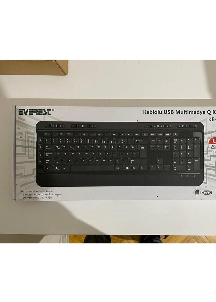 Everest KB-2900 Siyah USB Multi media Q Klavye - Görsel 2