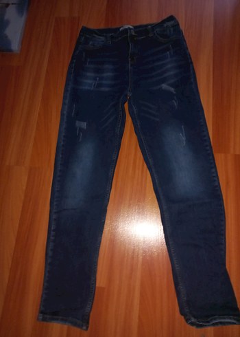 Jack Lions Koyu Mavi Yikamali Dar Kesim Jean