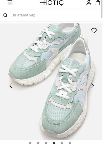 Hotiç Hotic Mint Yesili Suet Sneaker Rahat Ve Sik