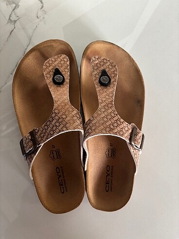 Birkenstock Ceyo bakır renk terlik
