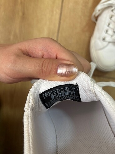 36 Beden beyaz Renk Beyaz Sneaker