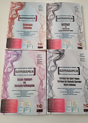 Kaymakamlık hazırlık kitabı 