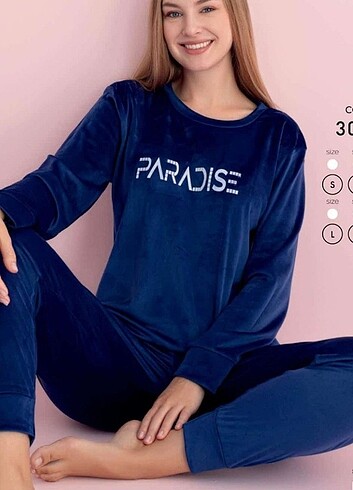 Kadife Kadın Pijama Takımı 