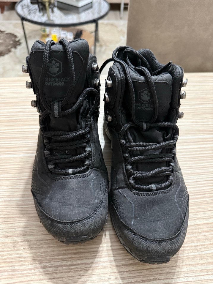 Siyah lumberjack bot - Görsel 2