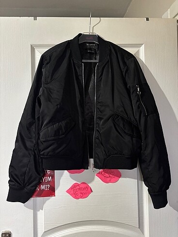 Pull&Bear siyah bomber ceket
