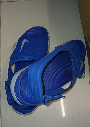 NİKE Mavi Cırtlı SANDALET - Görsel 3