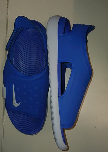 NİKE Mavi Cırtlı SANDALET - Görsel 2