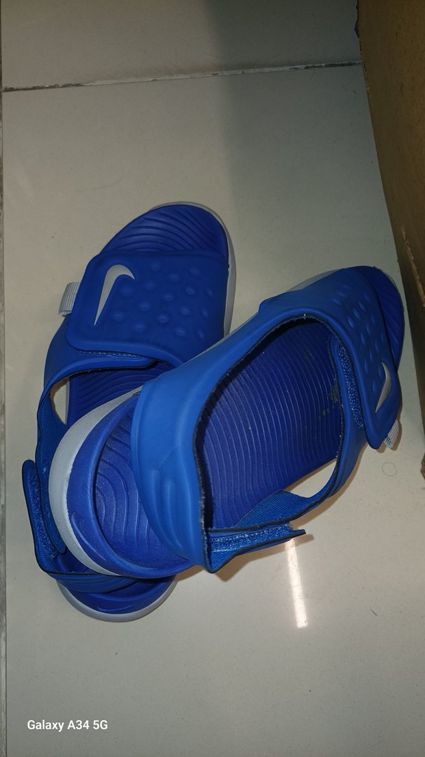 NİKE Mavi Cırtlı SANDALET - Görsel 3