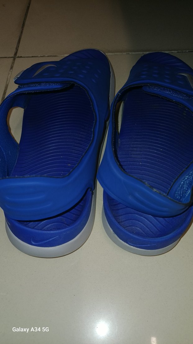 NİKE Mavi Cırtlı SANDALET - Görsel 4