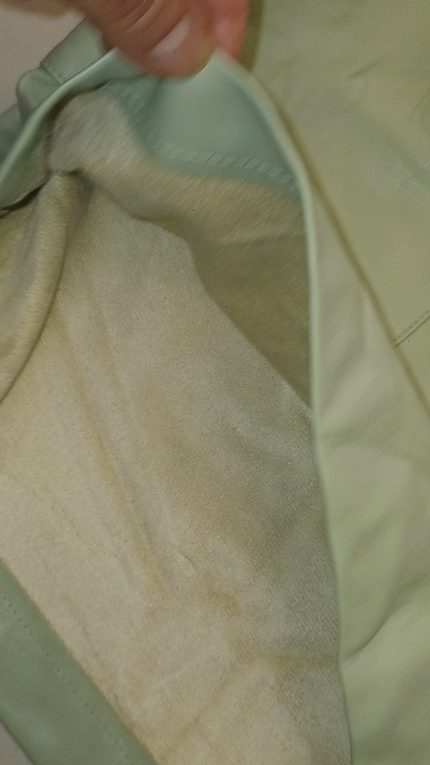 PRİMARK SUNİ Yeşil Deri Mini Şort - Görsel 2