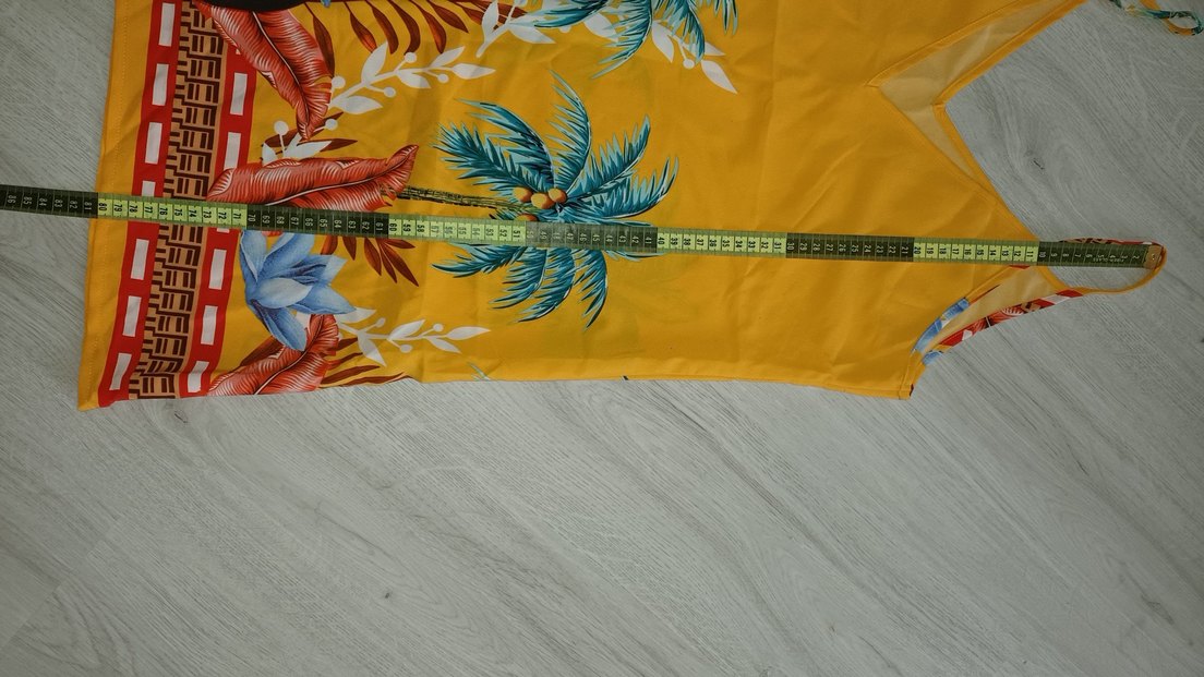 SHEİN sarı Bohem Mini Elbise - Görsel 5