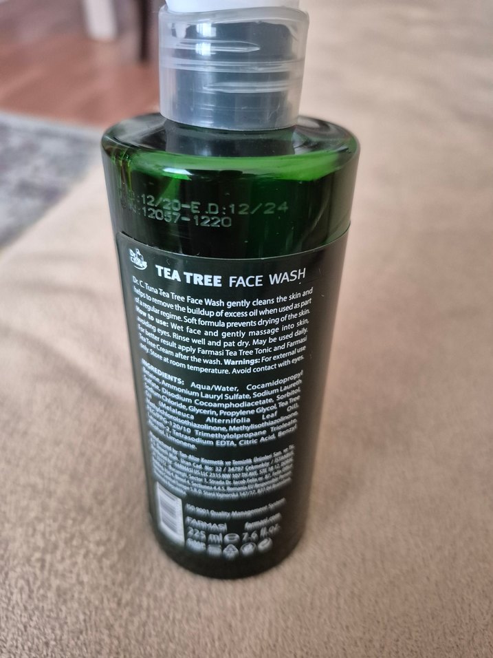 Dr. C. Tuna Çay Ağacı Yüz Temizleyici 225 ml - Görsel 2