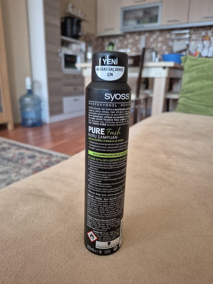 Syoss Pure Fresh Kuru Şampuan 120 ml - Görsel 2