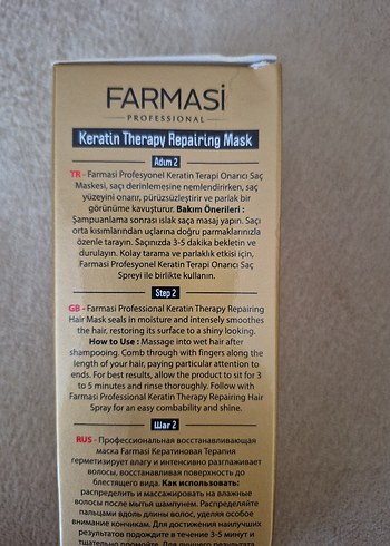 Farmasi Onarıcı Keratin Saç Maskesi - Görsel 2