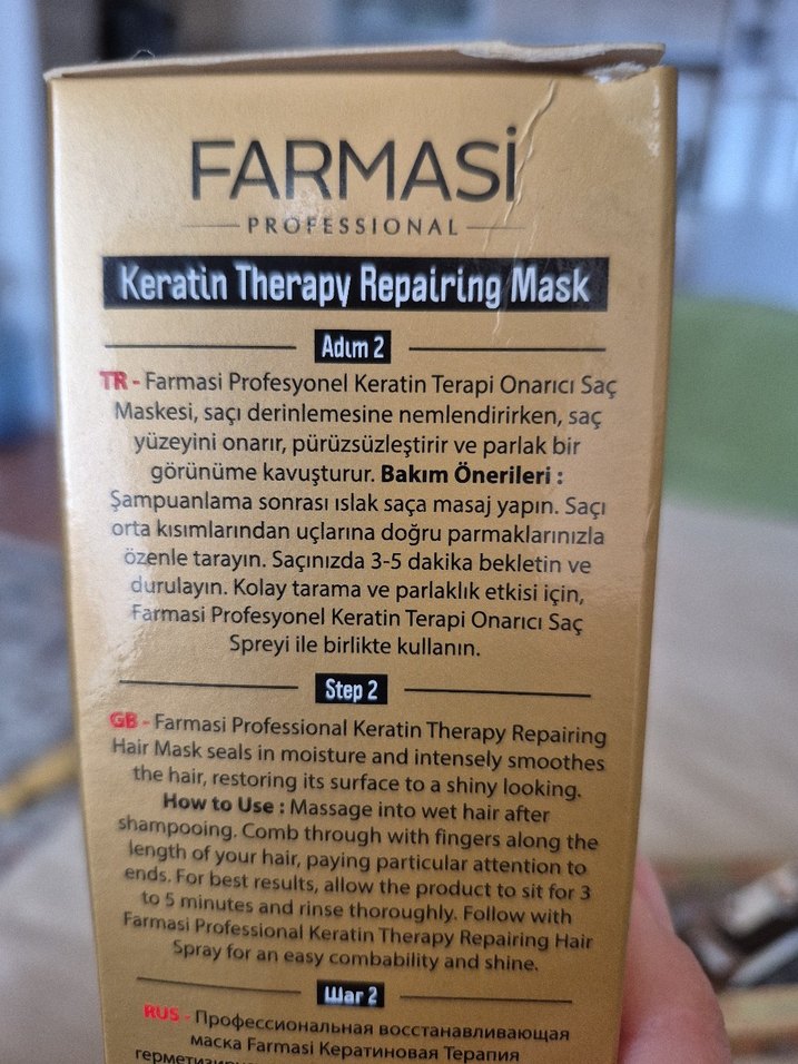 Farmasi Onarıcı Keratin Saç Maskesi - Görsel 3