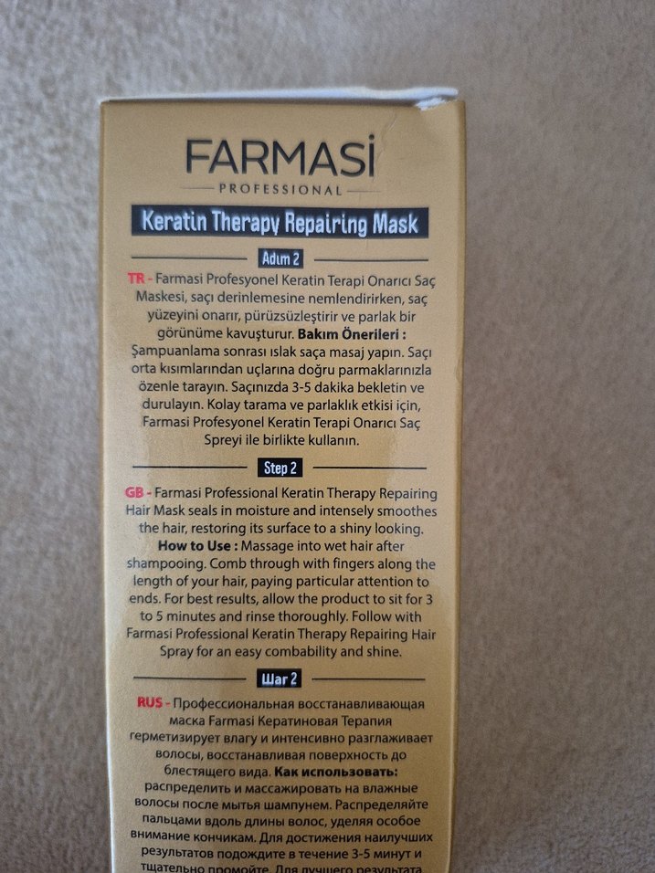 Farmasi Onarıcı Keratin Saç Maskesi - Görsel 2